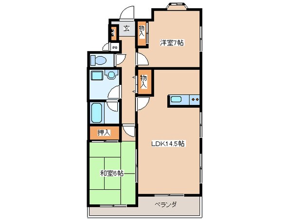 メゾン１２１７の物件間取画像